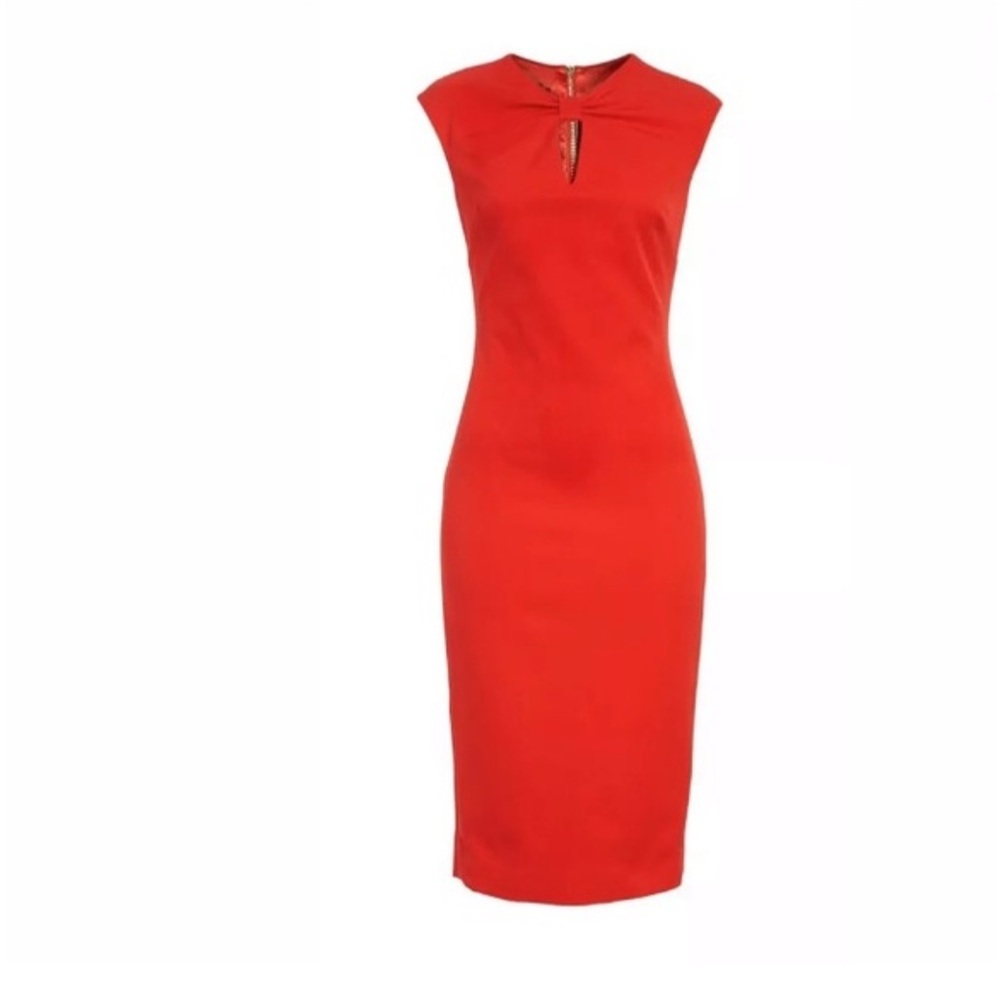 Ted Baker Vibrant Red Midi Dress